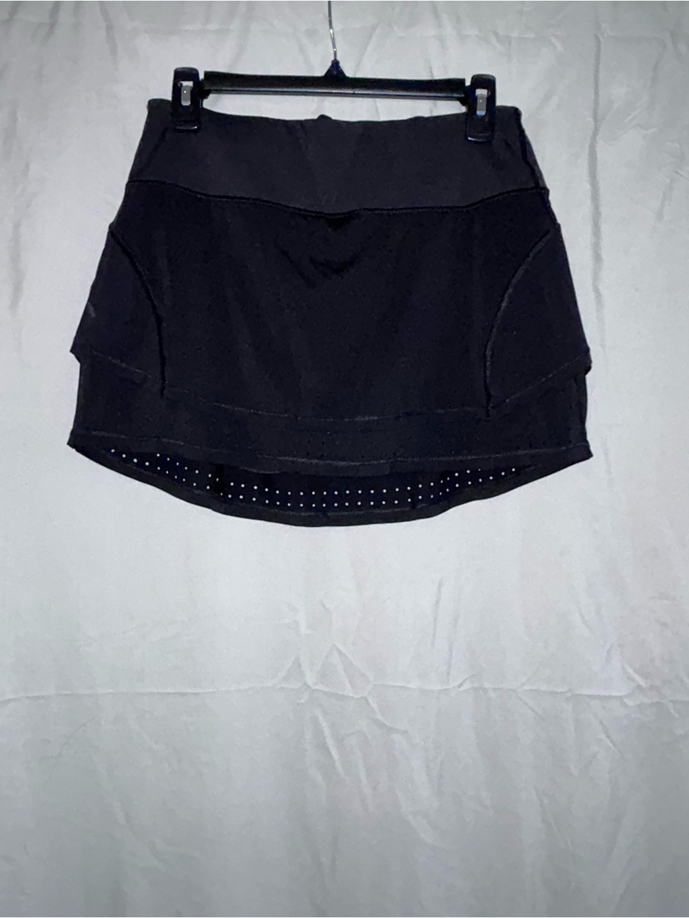 Athleta Black Active Skort with Subtle Venting